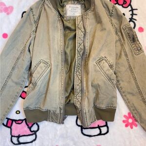 Abercrombie & Fitch Kids Khaki Jean Jacket